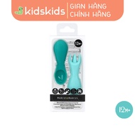 Bộ thìa nĩa tập ăn silicon cho bé Palm Grasp Marcus & Marcus từ 12 tháng - Ollie