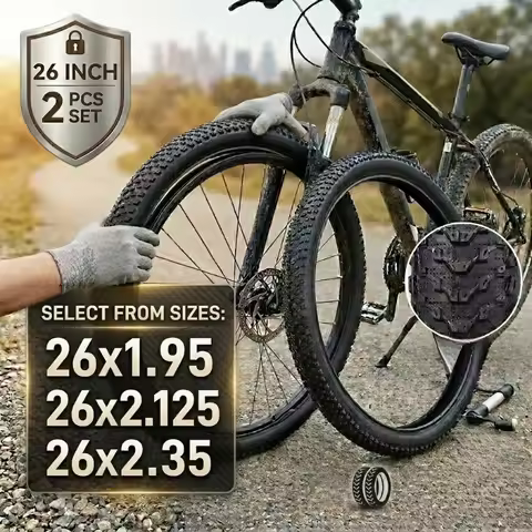 2Pcs Mountain Bike Tires 26 Inch MTB Bicycle Tyre 26x1.95 26x2.125 26x2.35 Cycling Dirt Rubber Repla