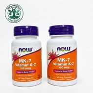 Now Foods MK7 Vitamin K2 100 mcg 60 Veg Capsules