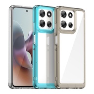 For Motorola Moto G56 5G Transparent Acrylic Shockproof Protective Phone Cover Case