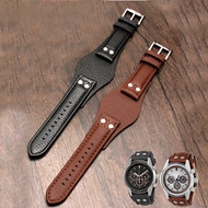 Leather Watchband 22mm Strap For Fossil CH2891 CH3051 CH2564 CH2565 Watch Band Handmade Mens Leather Bracelet