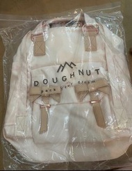 Doughnut甜甜圈學生雙肩包男女電腦包高中生書包16L休閑通勤背包防水