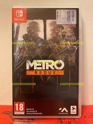 《今日快閃價》（中古二手）Switch NS遊戲 地鐵 回歸 戰慄深隧 流亡  Metro Redux 歐版英文版