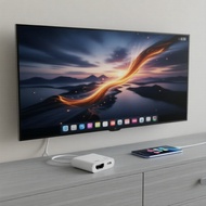 iOSHDMI 1080P,iPhone/iPad/  Penyesuai AV HDMI 1080P Serasi iPhone/iPad ke TV/Projektor