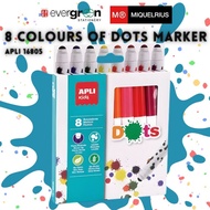 [SG] APLI Markers Dots [Evergreen Stationery]