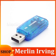 Merlin Irving Shop Mini External Usb 2.0 To 3.5mm Mic Headphone Jack Stereo Headset 3d Sound Card Audio Adapter New Speaker Interface For Laptop