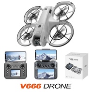 Hot Sale v666Drone with Screen Aerial Photography HD Remote Control Aircraft Full Protection Altitud