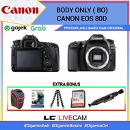 canon eos 80d body only / kamera canon 80d body / body canon 80d 6666