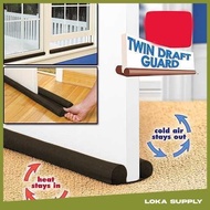 Twin Draft Guard Dust Heat Door Shield