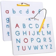 Magnetic Alphabet Tracing Board, ABC Magnetic Letter Board, Magnets Tablet Drawing Board Preschool L