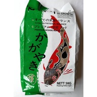 Kagayaki Hi-Growth Koi Fish Feed Food 5kg Pond Kolam Makanan Ikan
