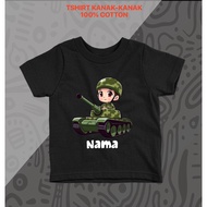 Baju Pilot Malaysia Untuk Kanak-Kanak - Tentera Darat, Udara, Laut  FREE NAMA