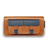 ✜ NSW MONSTER HUNTER RISE GENUINE LEATHER MULTI POUCH NAVY (JAPAN) (เกมส์  Nintendo Switch™ By ClaSsIC GaME OfficialS)