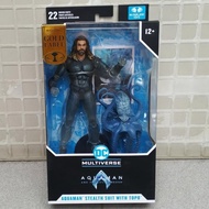 MCFARLANE TOYS DC MULTIVERSE AQUAMAN STEALTH SUIT & TOPO LOST KINGDOM