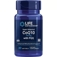 CoQ10泛醇Ubiquinol還原型輔酶Q10含PQQ富裡酸線粒體100mg，30粒 Life Extension