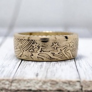 錢幣戒指 法國 50歐元硬幣 1999-2006, 法國錢幣戒指 男款, 法國錢幣戒指