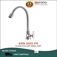 [Eurano] S/S 304 Stainless Steel Faucet Flexible Pillar Sink Tap-ERN2203WS