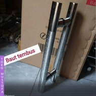 handle pintu rumah baut tembus bulat dof 45 juwana murah