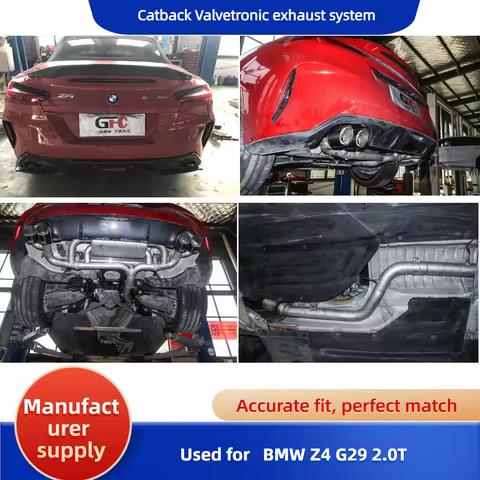 GFC is suitable for BMW Z4 2.0T G29 304 stainless steel Catback Valvetronic exhaust system