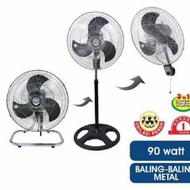 Kipas angin besi 3 in 1 SEKAI IST-1851 duduk-berdiri-dinding