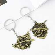 Direct Supply Creative Unique Small Gifts Jedi Survival Chicken Pan Badge 98K Keychain Pendant