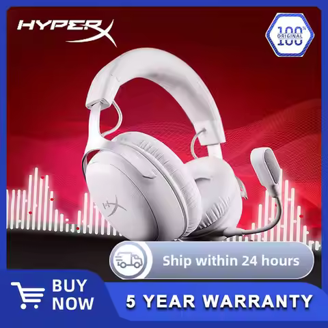 HyperX Cloud III S – Wireless Gaming Headset for Multi-Platform, 2.4GHz, Bluetooth, Battery Life up 
