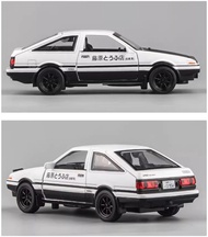頭文字D 模型車 秋名山 車神D 車模 AE86 合金汽車模型 金屬跑車 擺飾 玩具車 模擬 1:32 (全新盒裝) #藤原豆腐店 #裝飾擺設 #禮物
