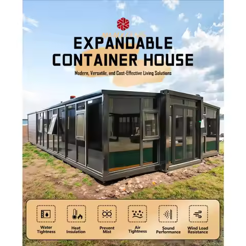 Expandable Container House Container Homes for Sale 2 Bedroom Prefab House Portable Tiny House Folda