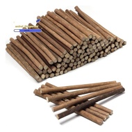 120Pcs 6 Inch Craft Sticks Long Wood Sticks Twigs Sticks Wood Logs for Crafts, for Decoration, DIY C