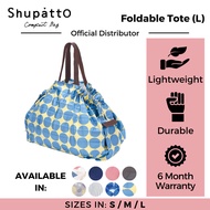 Shupatto Foldable Tote Large | Holds up to 15kg | Foldable Shopping Bag Travel Grocery Tote Bags Eco