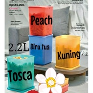 Tall square round tall summer 2.2 liters ready retail Tupperware container