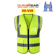 Durawear Hi-Vis Yellow 100% Polyester Safety Vest