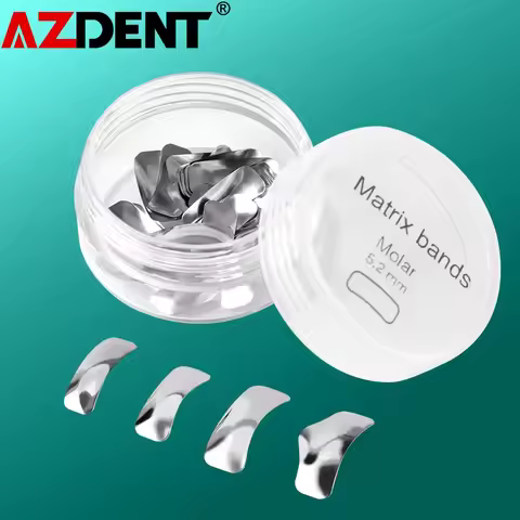 AZDENT Dental Sectional Matrix Contoured System Metal Dentistry Resin Clamping Seperating Ring Autoc