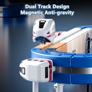 118PCS Electric Magnetic Train Track Set with Train Electric Train Diorama Magnetic Track Set - Elec