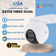 Ezviz H80X Wifi Camera Dual Lens - 360 degree panning, Night color recording, Outdoor water resistan
