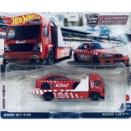 Hot Wheels TEAM TRANSPORT Transporter 29 BMW M3 E46 & AERO LIFT