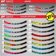 MTB DT Swiss Bicycle Rim Sticker Decal Rims DT Swiss XR361