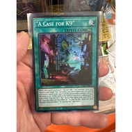 Yugioh Card “A Case For K9” (Real Card)
