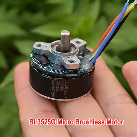 Micro BL3525 Brushless Motor with Drive Board DC 6V 7.4V 9V 12V 3230RPM 45W Low Noise Large Torque S