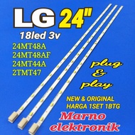 LG 24IN LED TV BL BACKLIGHT 24MT48A 24MT48AF 24MT48 18LED 3V PART TOOL ELECTRO