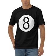 Pool Billiard Ball 8 Fashion Casual Comfortable T-Shirt
