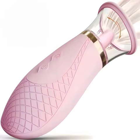 Clitoral Sucking Vibrator Nipple G-spot Sucker Rapid Orgasm Tongue Vibrator 3 Sucking 9 Licking Patt