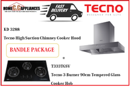 TECNO HOOD AND HOB FOR BUNDLE PACKAGE ( KD 3288 &amp; T 333TGSV ) / FREE EXPRESS DELIVERY