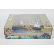 BMC TOYOTA 1980 HILUX N60 Camping Scene Set TOYOTA Hercules Hynix Pickup Truck 1: 64 Alloy Car Model