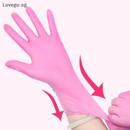 Lovego 100 Pcs Nitrile Gloves Cleaning Disposable Nitrile Gloves Kitchen Dishwashing Gloves For Hous