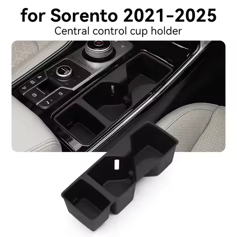 For Kia Sorento 2021-2025 LHD Center Console Water Cup Holder Seat Water Drinks Holder Storage Box C