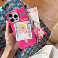 Fashion Ballet Crybaby Hot Pink Phone Cover, Shockproof Protective Phone Casing, For iPhone 16 15 14