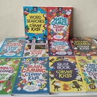 Clever Kids Brain Games Book Set (10 books Collection) English Pb