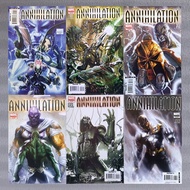 Annihilation 6/6 (Complete Set) Marvel Comics (Key Issue) Death (1st App) HTF (Keith Giffen, Gabriel