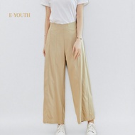 Eyouth 10142 Women Minimalist High-Waist Wide-Leg Pants
